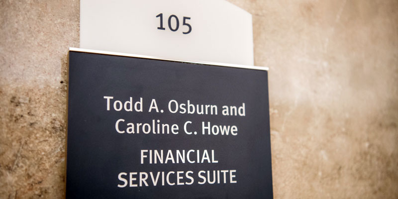 FD105 - Todd A. Osburn and Caroline C. Howe Financial Services Suite