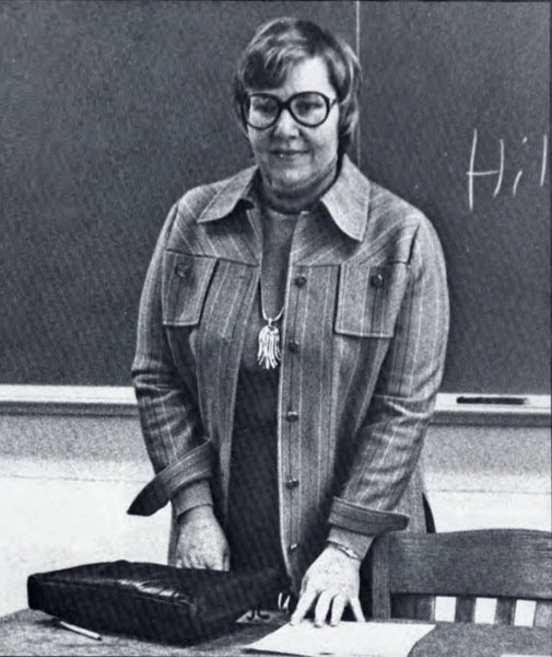 Dr. Leona Gallion, 1977
