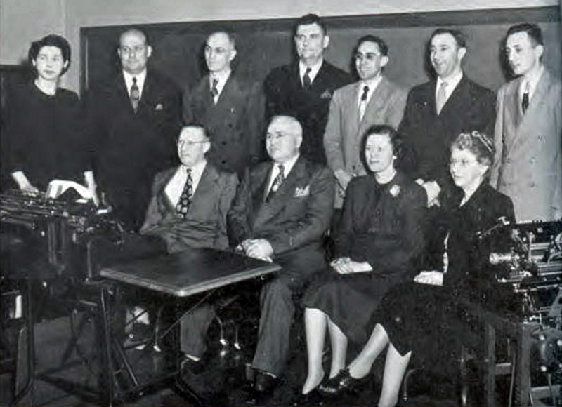 Commerce Faculty 1950