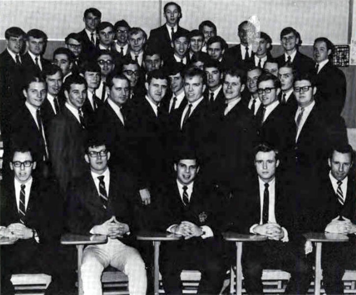 Delta Sigma Pi, Delta Tau chapter, 1968