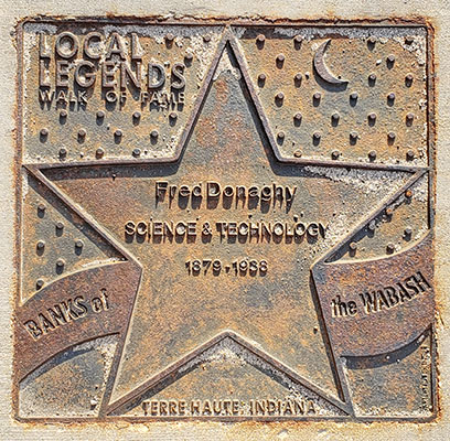 Fred Donaghy's Walk of Fame plaque