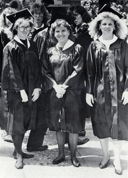 Kim Schmidt, Jenifer Dole and Ginger Hoagland, 1990