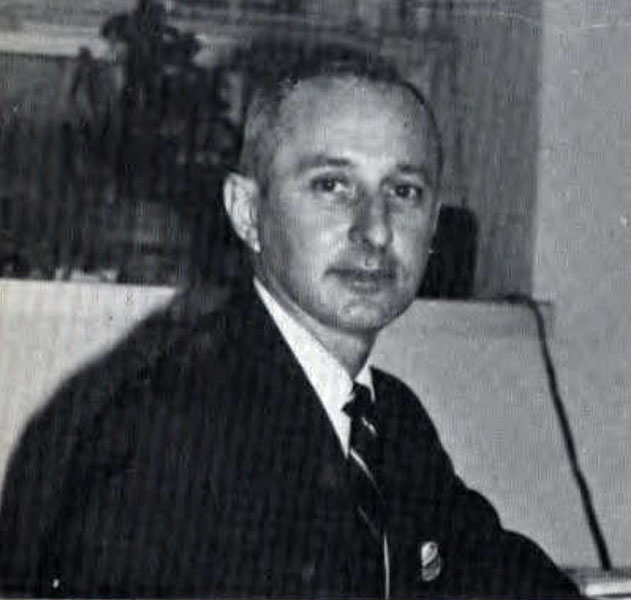 Robert Steinbaugh, chairman of the Business Department, 1966