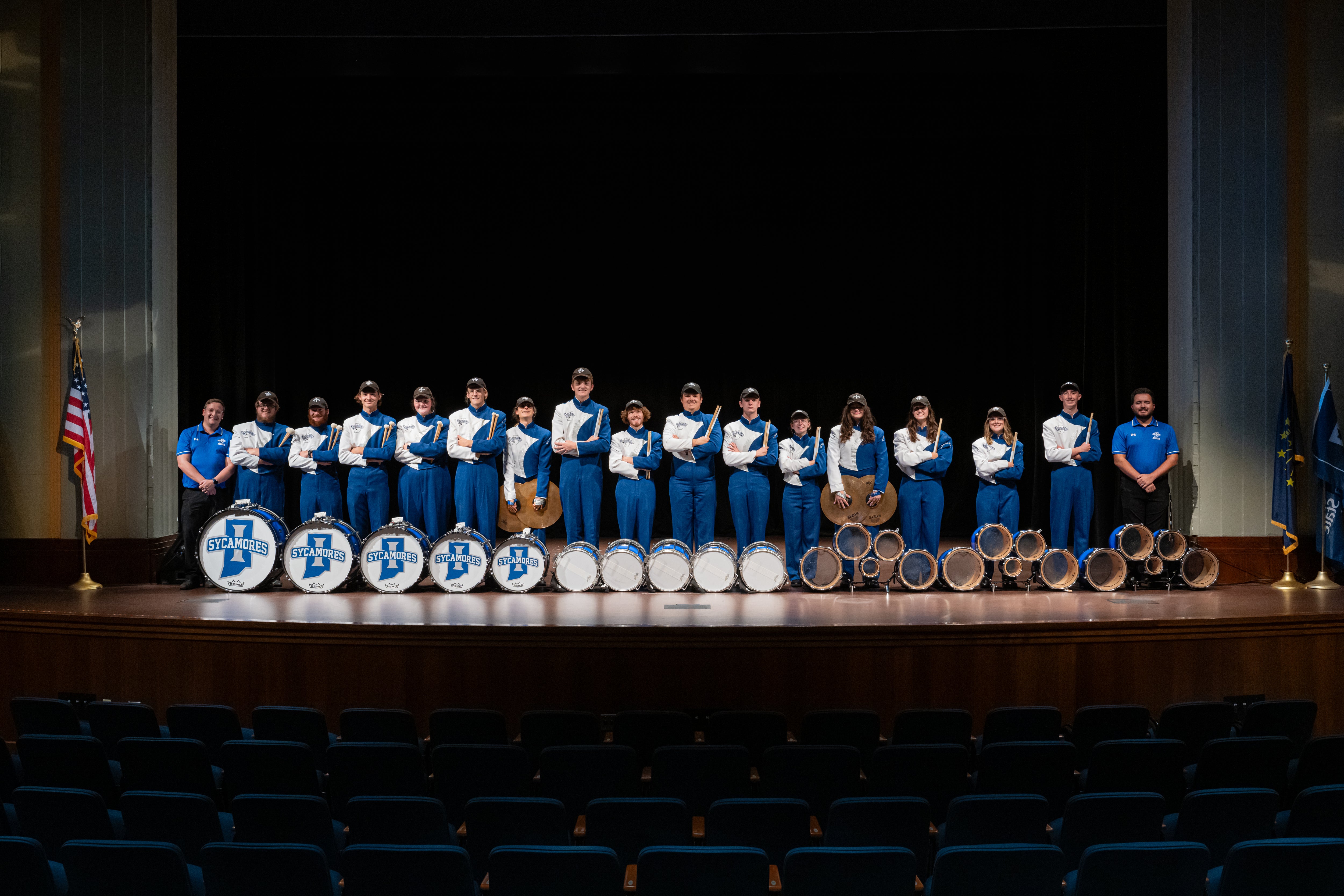 The Indiana State University Sycamore Drumline, AKA “The Sycamore Slammers”