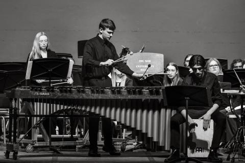 Wind Orchestra. Indiana State University. April 2025