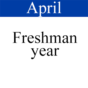 April Freshman Year